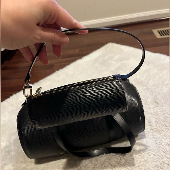 Louis Vuitton Soufflot M52222 Epi‎ Leather Noir Black With Pouch - Picture 10 of 16